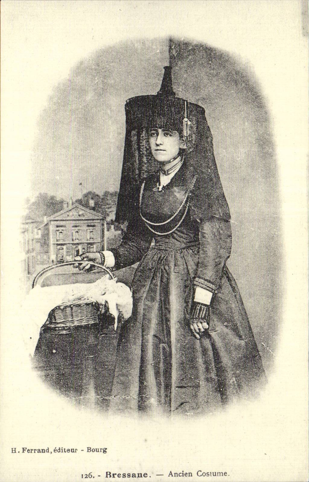 REPRODUCTION Bressanne Ancien costume Folklore
