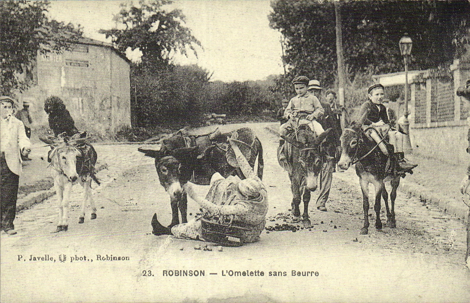 REPRODUCTION Robinson L'omelette sans beurre Ane Donkey Mule