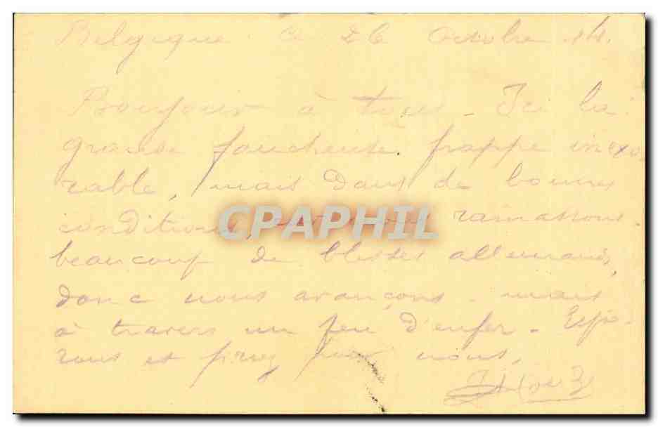 Carte correspondance militaire pour Moncoutour (franchise militaire) — Rückseite