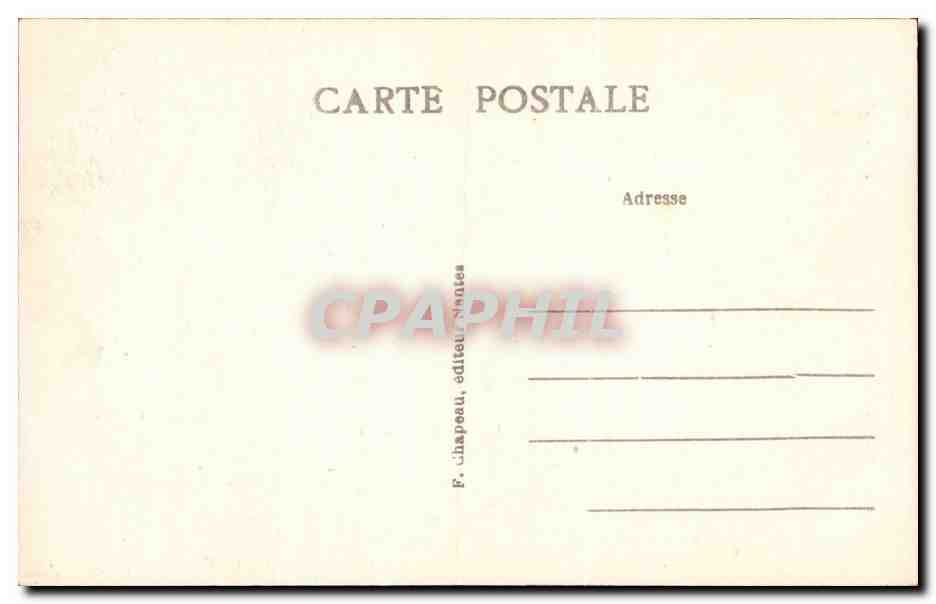 CPA Nantes Cathedrale Tombeau de Lamoriciere La charite par Paul dubois — Verso