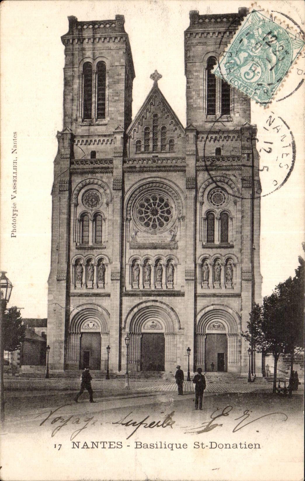 CPA Nantes Basilique St Donatien