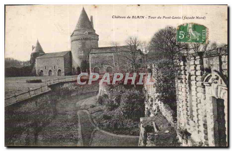 CPA Chateau de Blain Tour du pont levis 