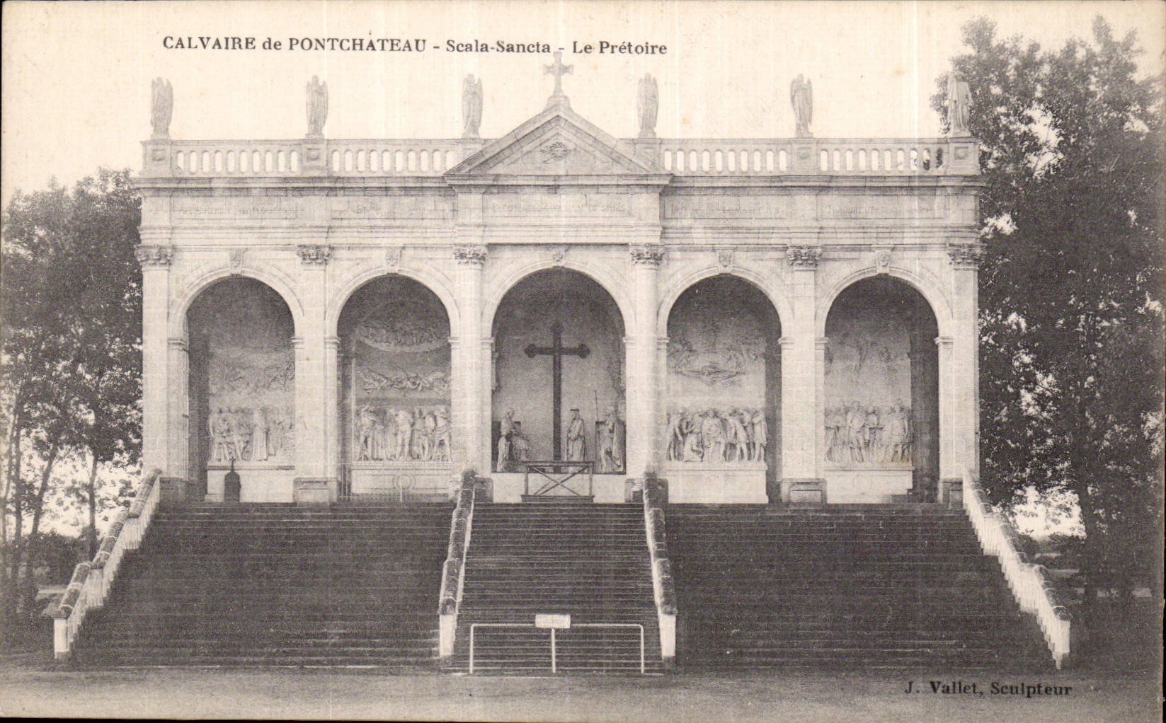 CPA Calvaire de Pontchateau Scala Sancta Le Pretoire
