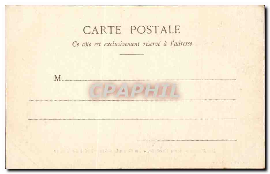 Von Pouliguen nach Croisic - Die Grande Côte - Welleneffekt — Sammlung A. Thuret, Nantes — Rückseite