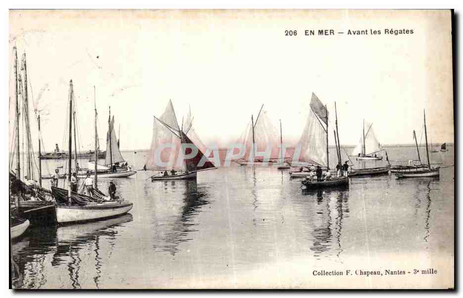 Nantes — Vor den Regatten — Collection F. Chapeau
