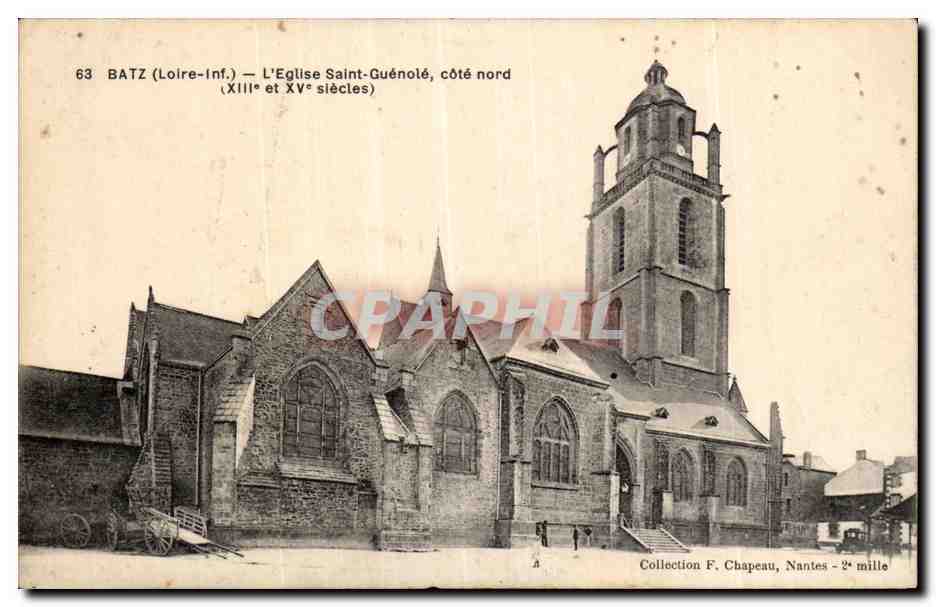 CPA Batz L'eglise Saint Guenole Cote Nord