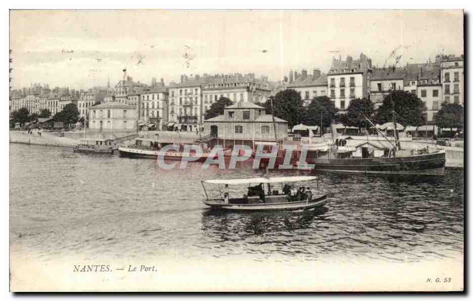NANTES — Le Port — CPAPHIL N.G. 53
