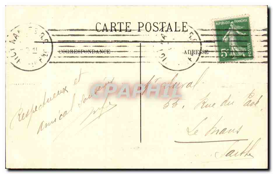 NANTES — Le Port — CPAPHIL N.G. 53 — Rückseite