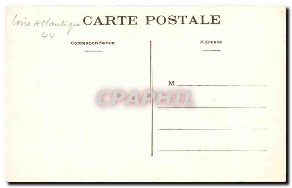CPA Calvaire de Pontchateau Jesus tombe pour la premiere fois  — Rückseite