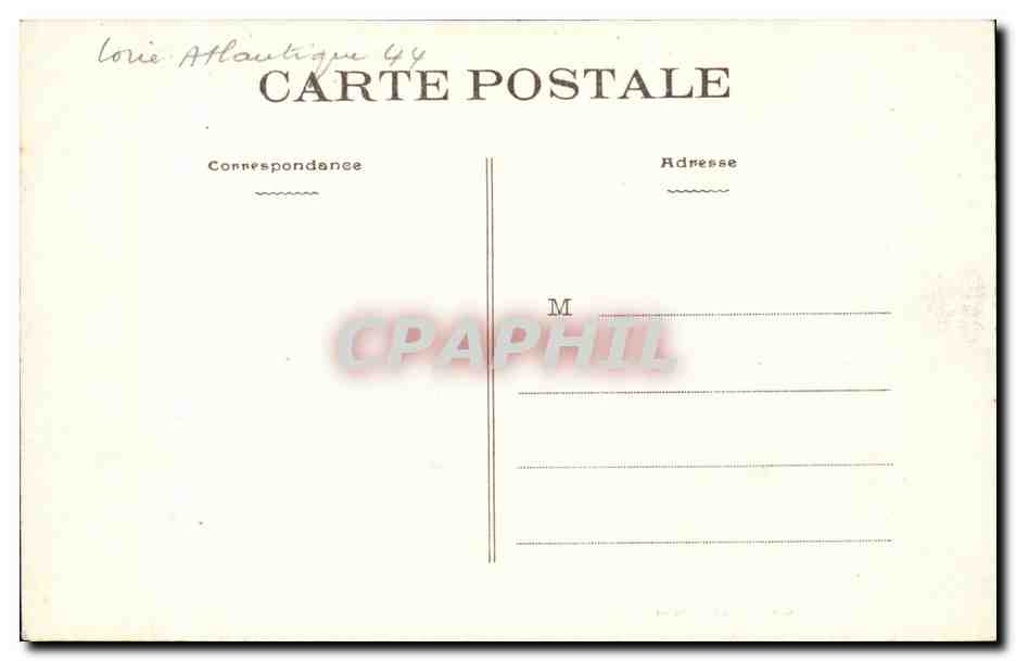 CPA Calvaire de Pontchateau Simon le Cyreneen aide Jesus a porter sa croix — Rückseite