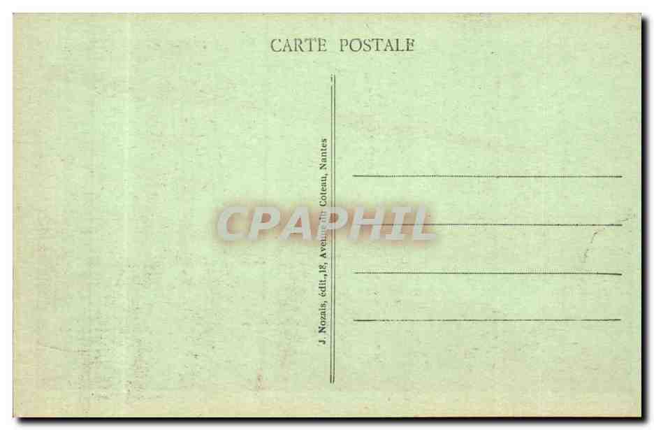 CPA Nantes La porte Saint Pierre — Verso
