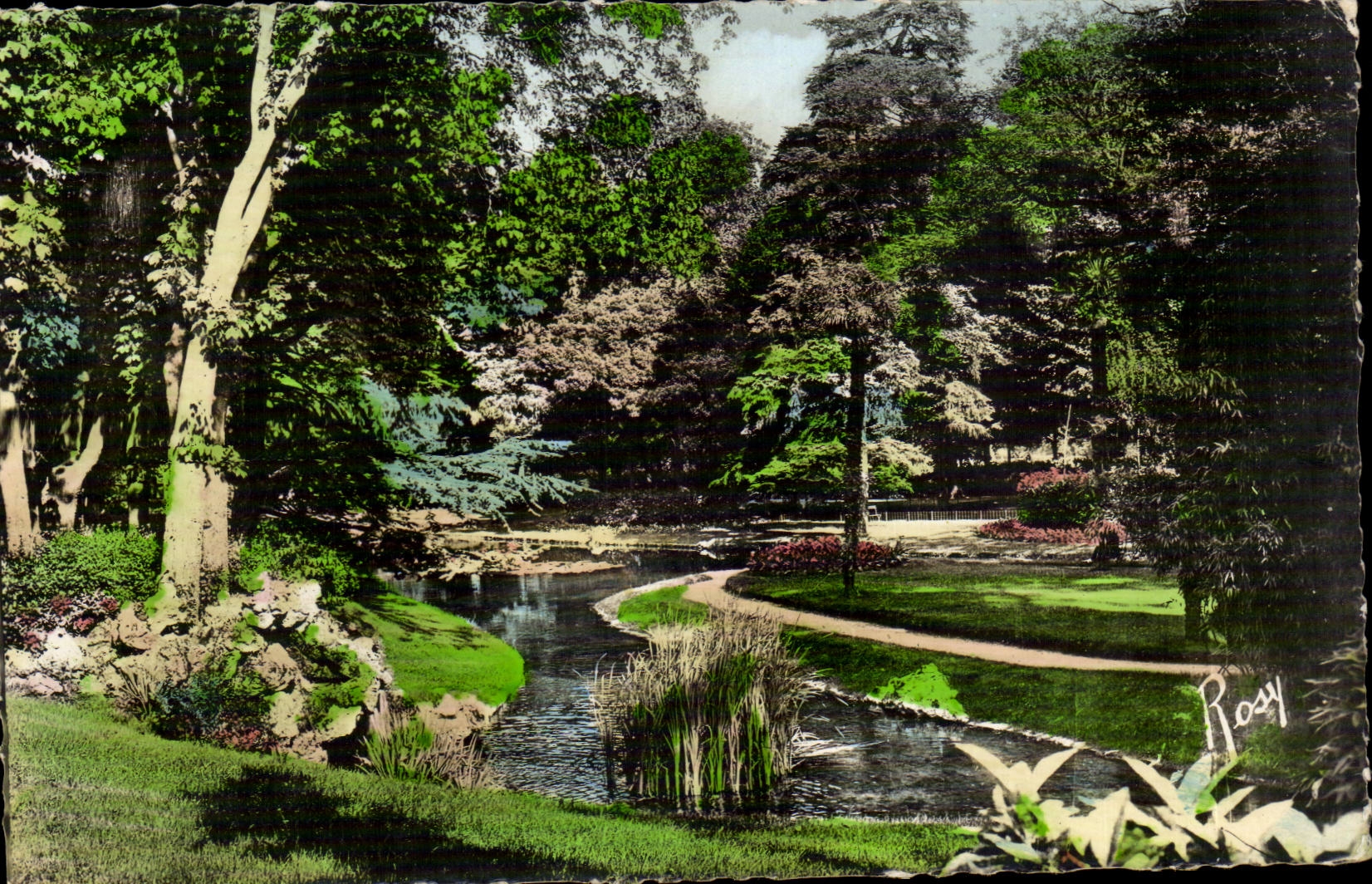 CPA Nantes Un coin du jardin des plantes
