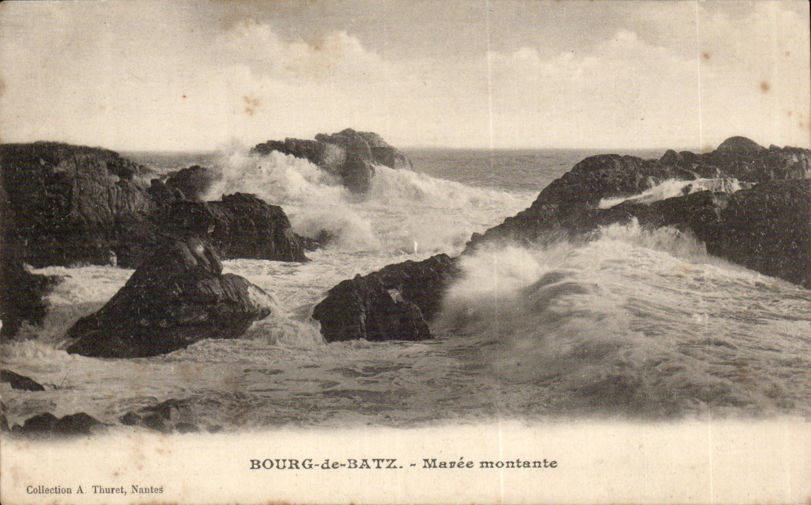 CPA Bourg de Batz Maree montante