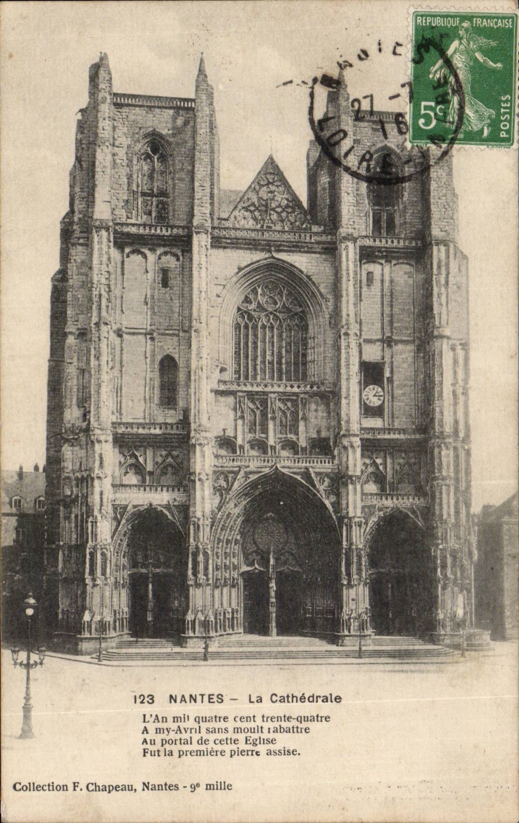 CPA Nantes La cathedrale