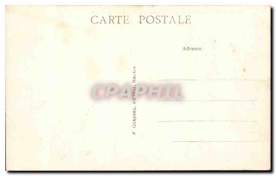 CPA Nantes La place du Marechal Foch prise de la cathedrale — Rückseite