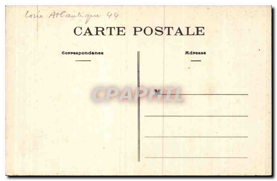 CPA Calvaire de Pontchateau Jesus est charge de sa croix — Rückseite