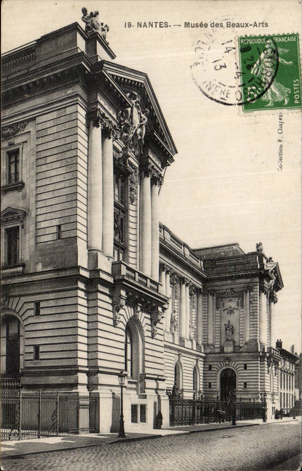 CPA Nantes Musee des Beaux Arts