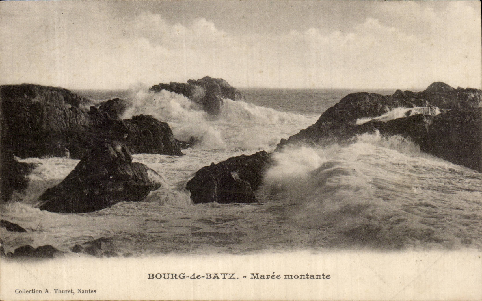 CPA Bourg de Batz Maree montante