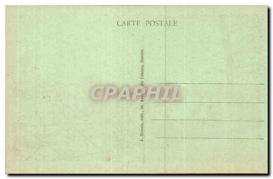 CPA Nantes Le musee des Beaux Arts — Verso