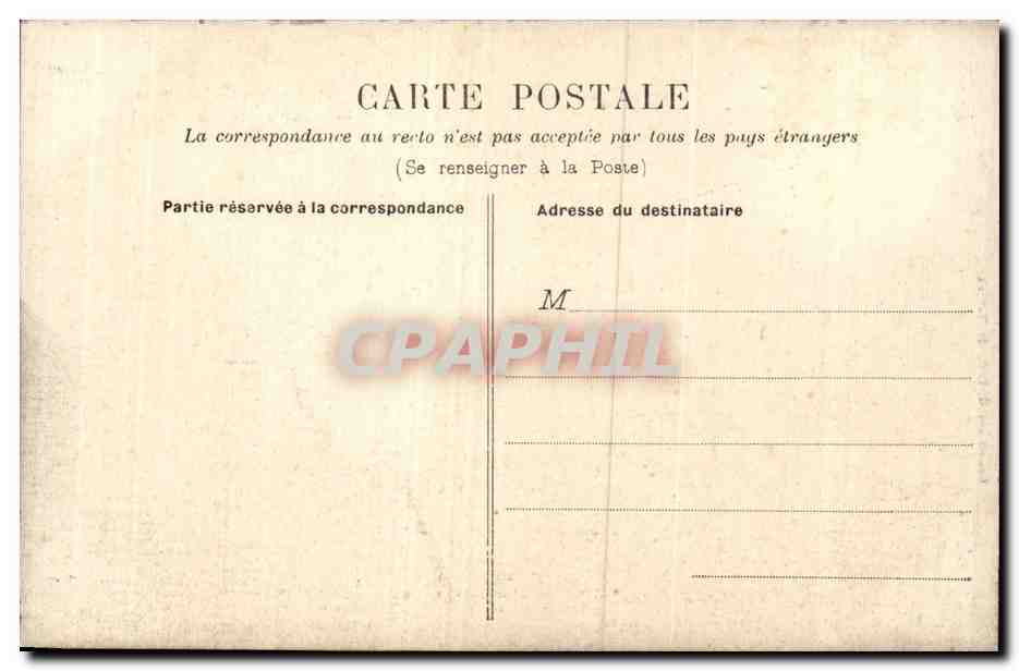 CPA Nantes Son chateau la tour du fer a cheval — Rückseite