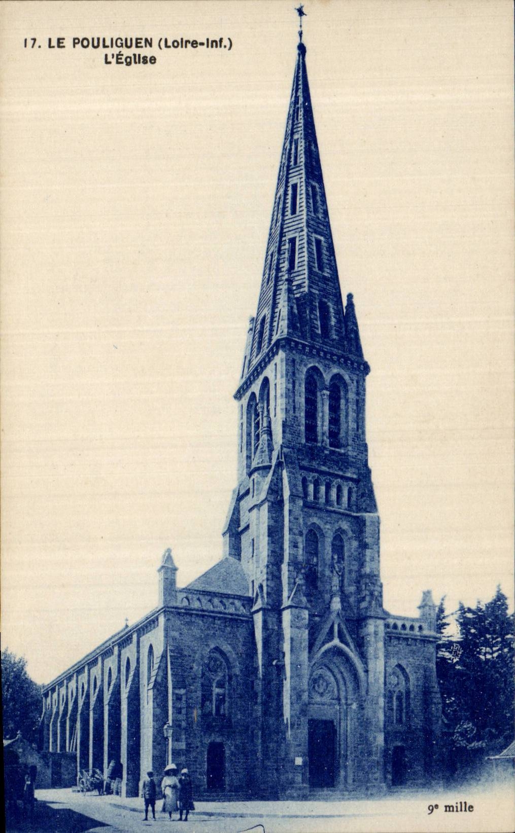CPA Le Pouliguen L'eglise