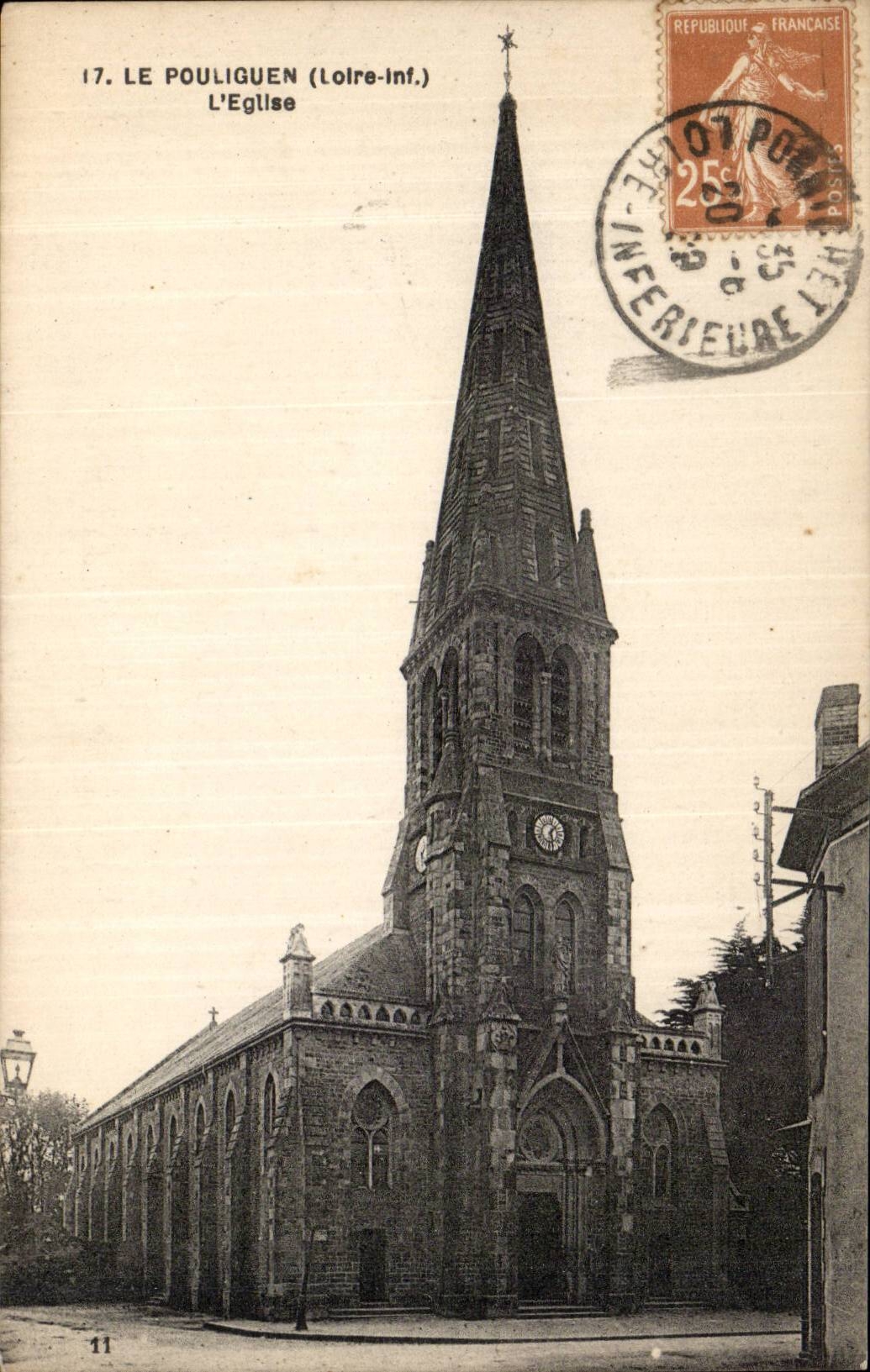 CPA Le Pouliguen L'eglise