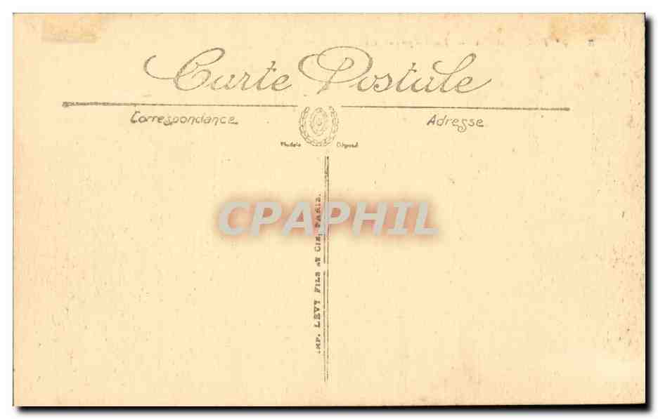 CPA Le Pouliguen La plage — Back