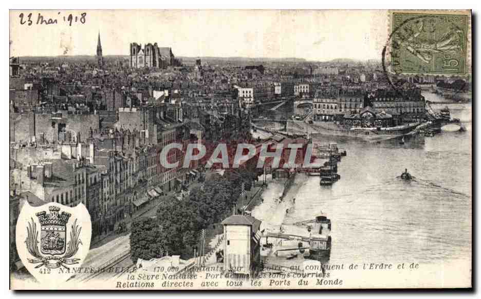 CPA Nantes Confluent de l'Erdre et de la Sevre nantaise 