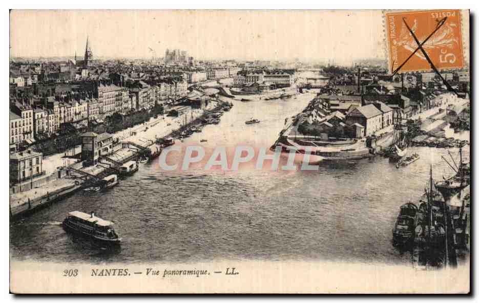 Nantes CPA Vue panoramique 