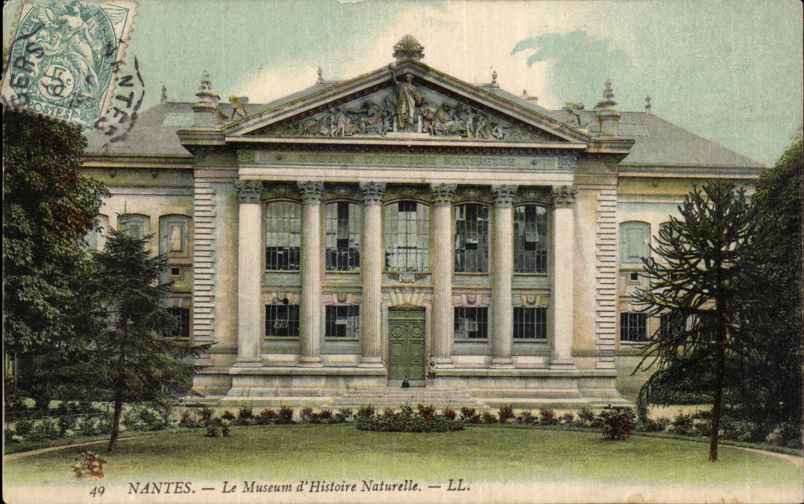 Nantes CPA Le Museum d'histoire naturelle