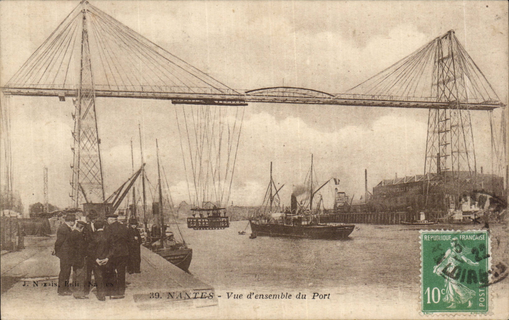 Nantes CPA Vue d'ensemble du port