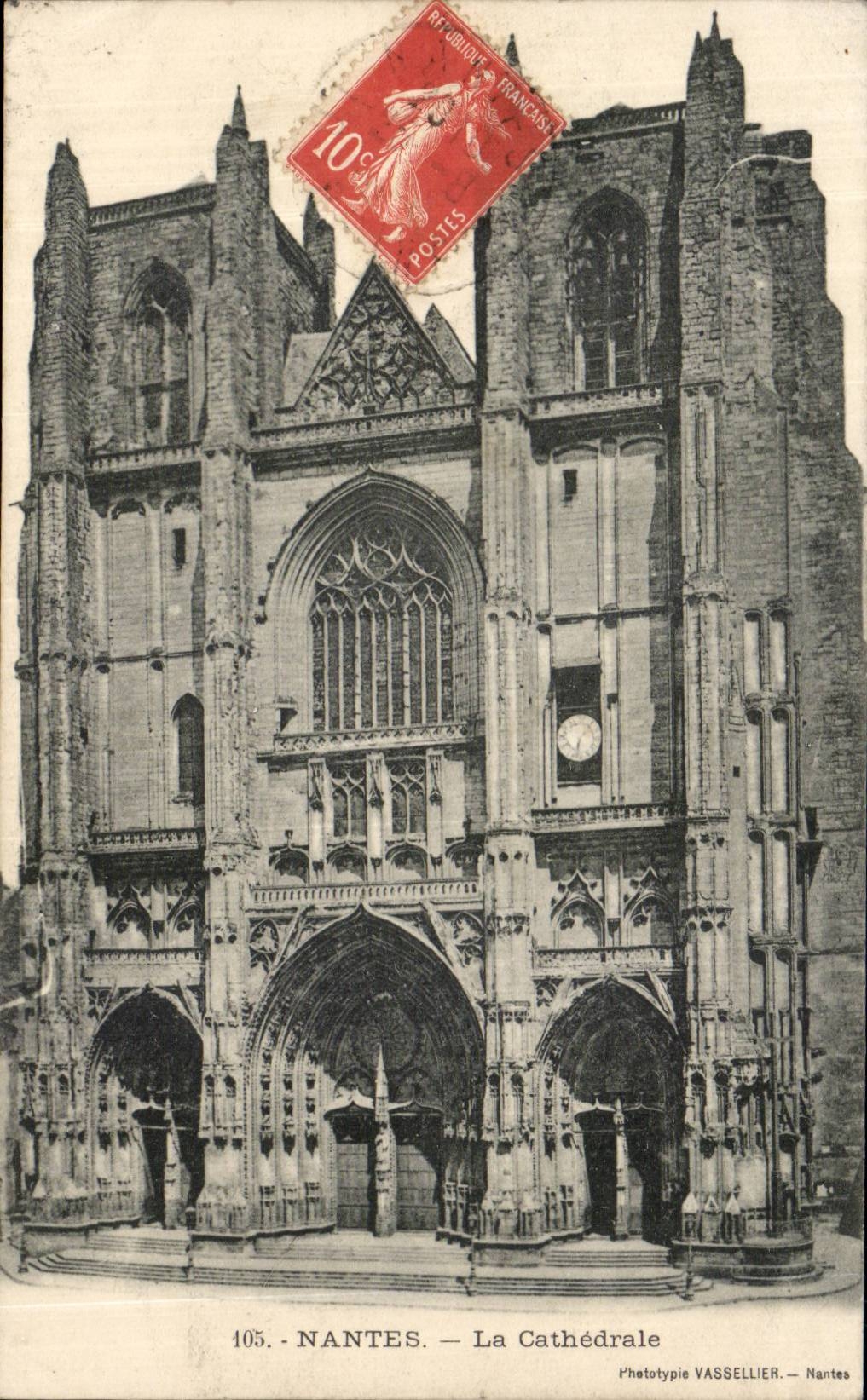 Nantes CPA la cathedrale