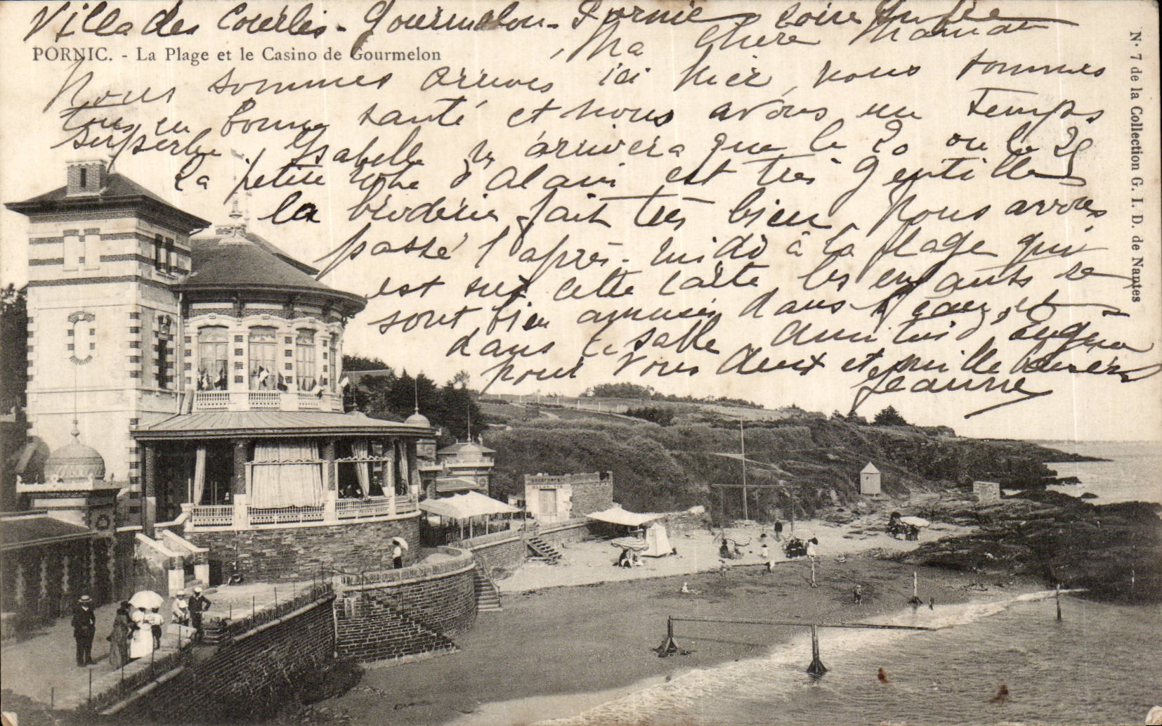 Pornic CPA La plage et la casino de Gourmelon