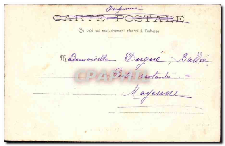 CPA Nantes Theatre Graslin — Verso