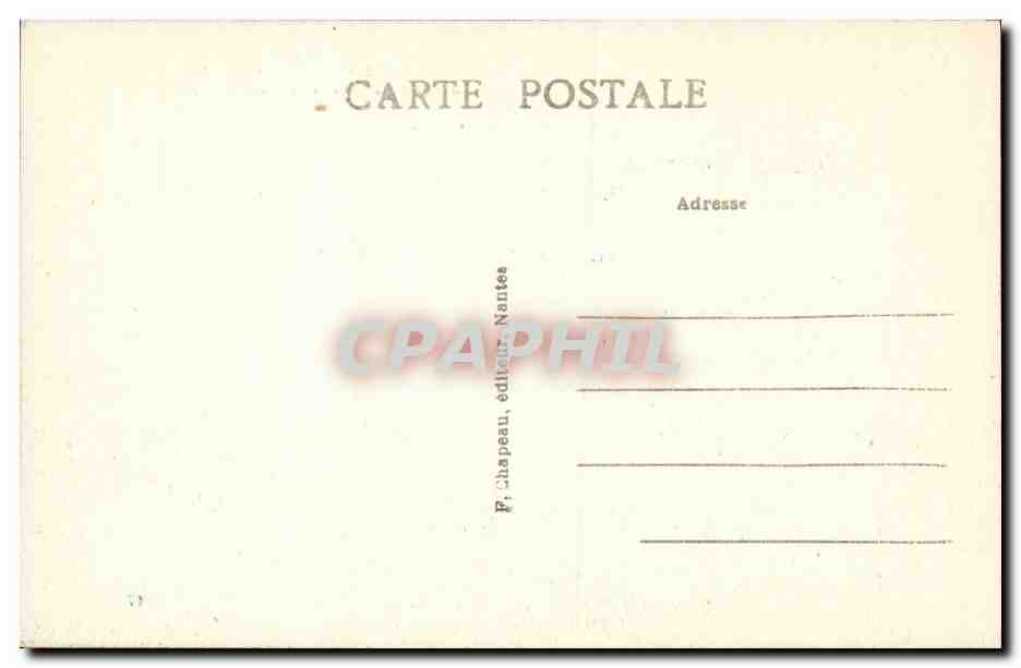 CPA La Baule Les jardins du casino et l'hotel Royal — Rückseite