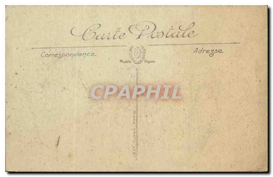CPA Pornic Le chateau Les voutes — Rückseite