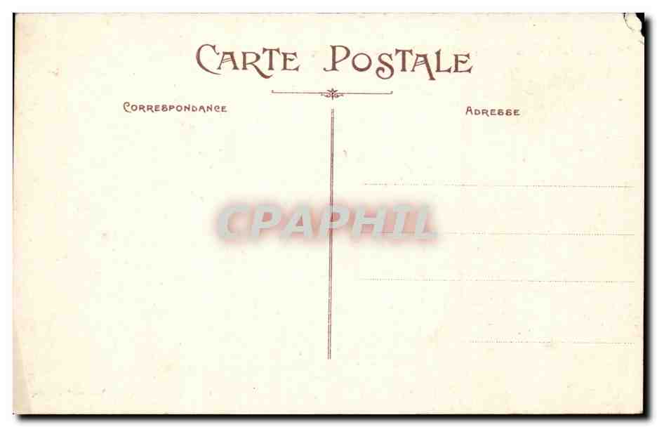 CPA Pornic Le chateau pris de la place — Rückseite