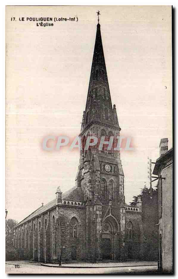 CPA Le Pouliguen L'eglise