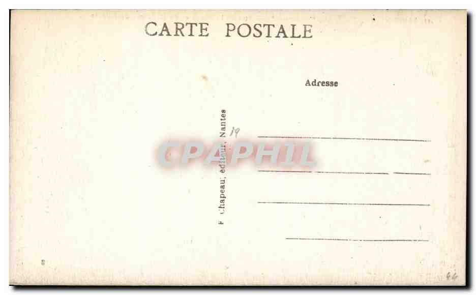 CPA Saint Michel Chef Chef Vue de la plage et de la pointe de Falaise — Rückseite