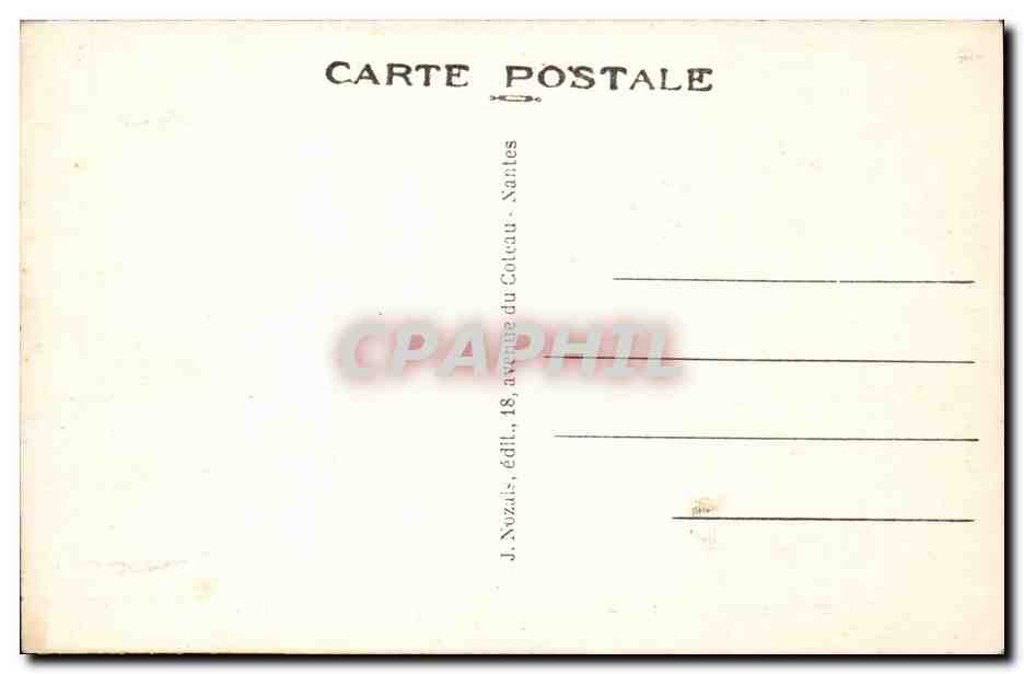 CPA Prefailles Les rochers denommes M et Mme Prefailles — Rückseite