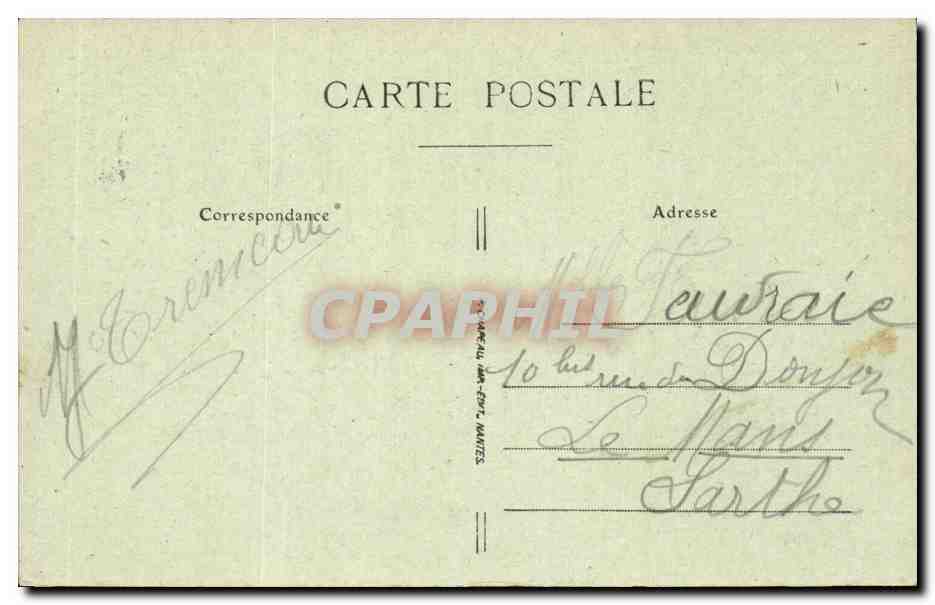 CPA Au bord de l'ocean Les bains par grosse mer Enfants — Rückseite