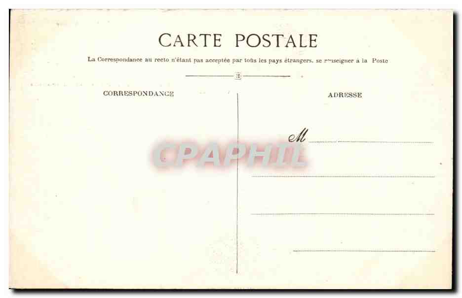 CPA Batz Ruines de ND du Murier et clocher de Saint Guenole — Rückseite
