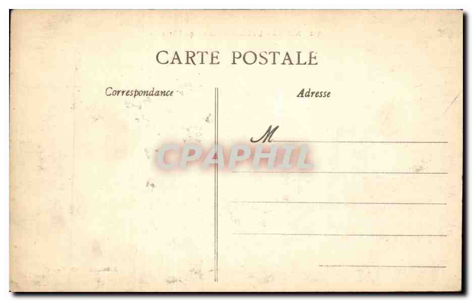 CPA Nantes L'hotel des postes Quai Brancas — Verso
