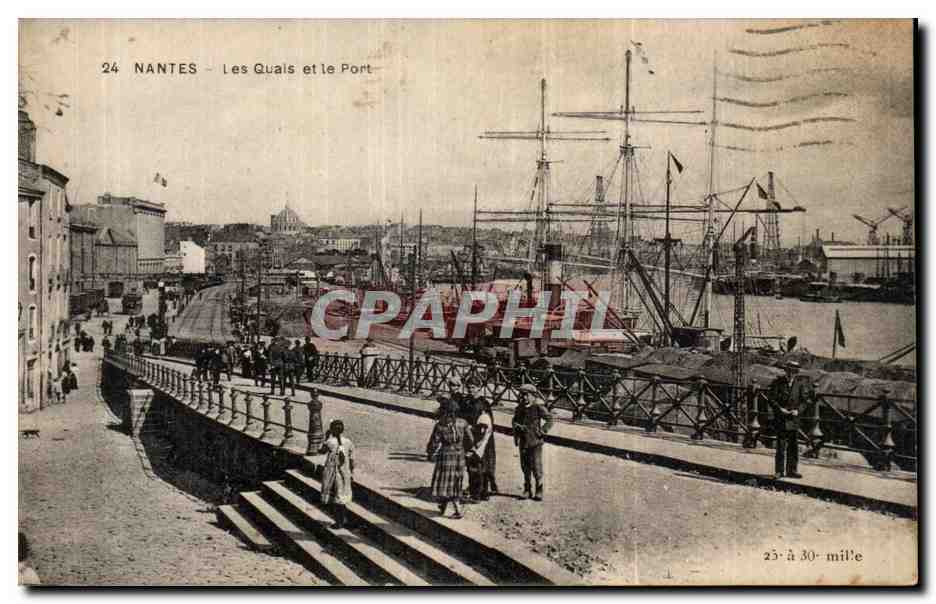NANTES — Les Quais et le Port — éditeur non identifié, n° 24