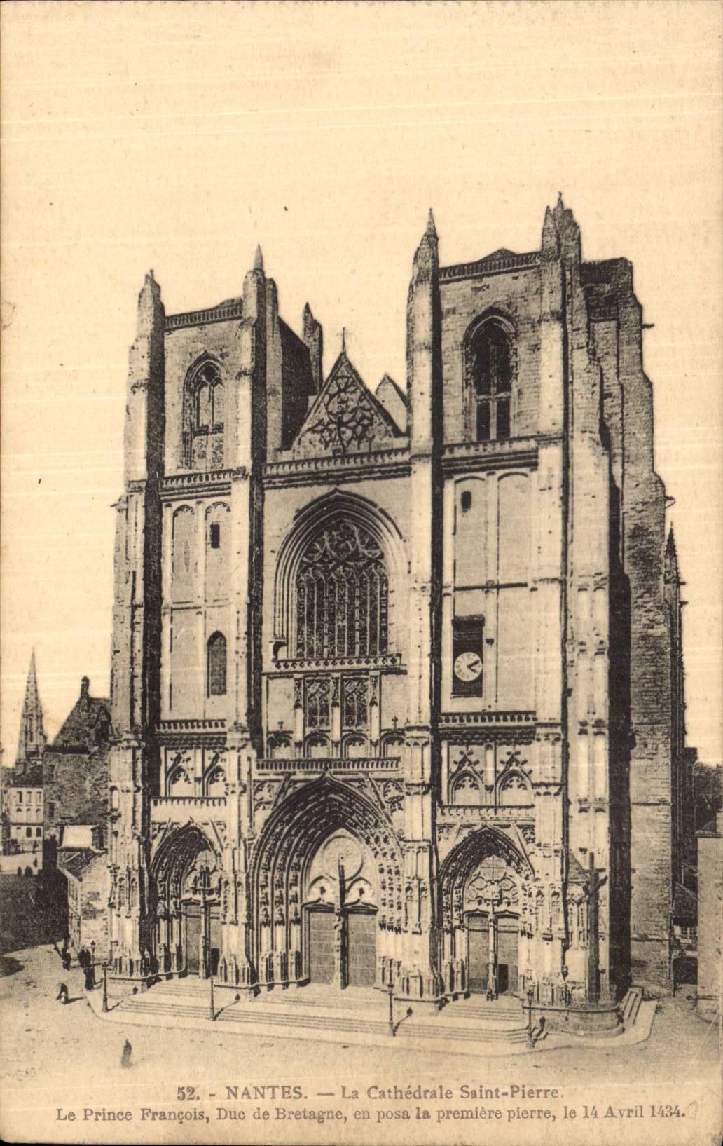 CPA Nantes Cathedrale Saint Pierre