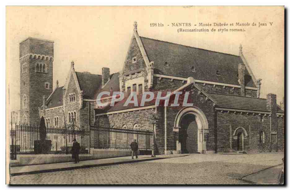 Nantes CPA Musee Dobree et manoir de Jean V