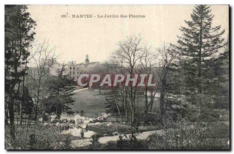 Nantes CPA Le jardin des plantes