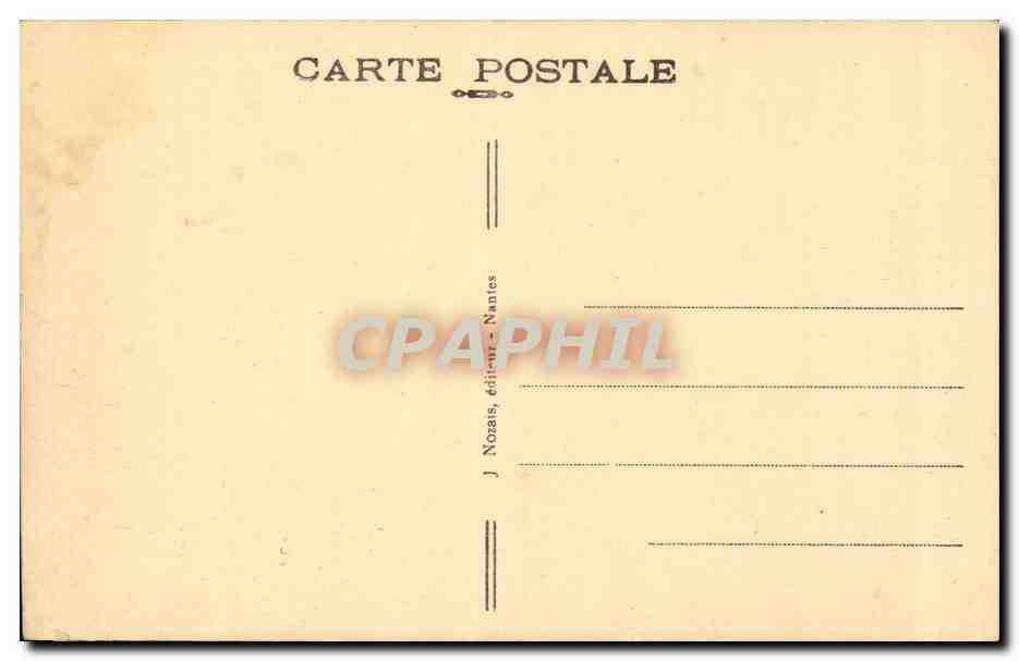 Nantes CPA Le musee des Beaux Arts — Verso