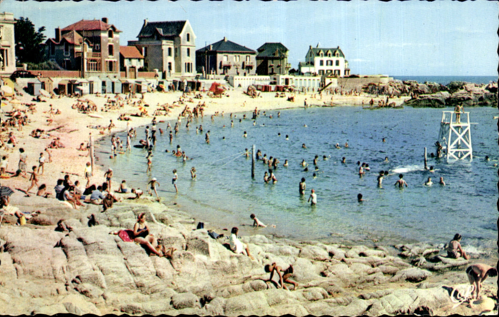CPA Le Croisic la plage de Port Lin