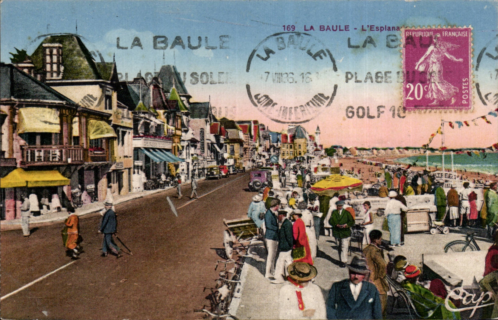 CPA la Baule L'esplanade